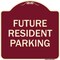 Signmission Reserved Parking Future Resident Parking Heavy-Gauge Aluminum Sign, 18" x 18", BU-1818-23049 A-DES-BU-1818-23049 - alternate 1